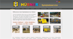 Desktop Screenshot of huebner-spielplatz.de